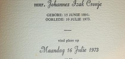 CRONJE-Johannes-Izak-1891-1973-M