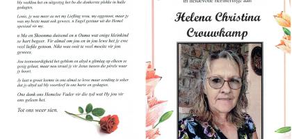 CROUWKAMP-Helena-Christina-Nn-Lenie-nee-Kleinhans-1963-2024-F