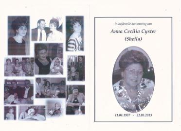 CYSTER-Anna-Cecilia-Nn-Sheila-nee-JanseVanRensburg-1937-2013-F