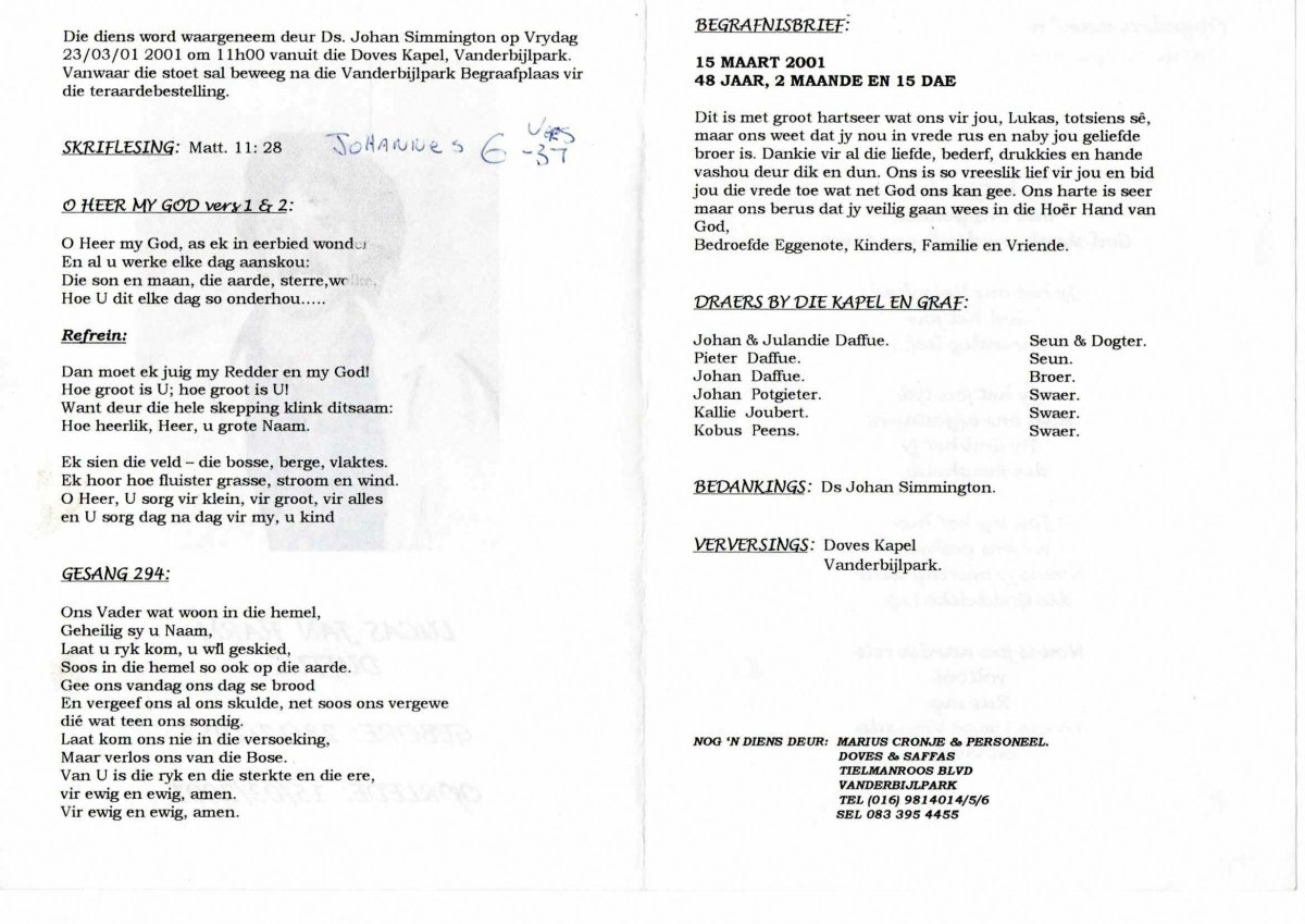 DAFFUE-Lucas-Jan-Harm-Nn-Lukas-1952-2001-M-2