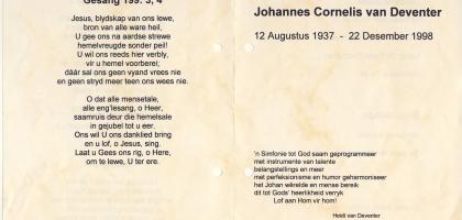 DEVENTER-VAN-Johannes-Cornelius-1937-1998
