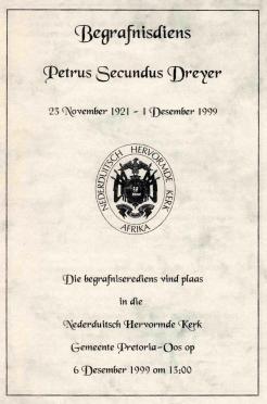 DREYER-Petrus-Secundus-1921-1999-M_99