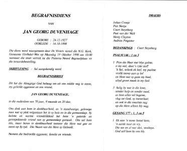 DUVENHAGE-Jan-Georg-Nn-Jan-1927-1998-M