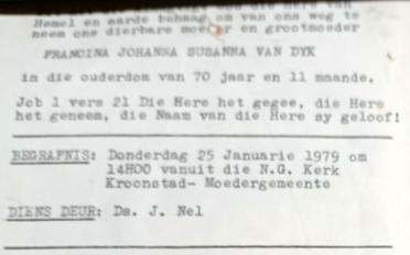 DYK-VAN-Francina-Johanna-Susanna-1908-1979-F