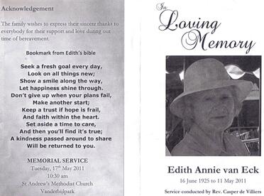 ECK-VAN-Edith-Annie-Nn-Edie-1925-2011-F