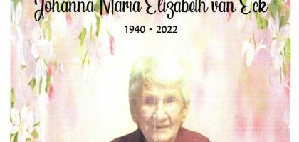 ECK-VAN-Johanna-Maria-Elizabeth-Nn-Johanna-1940-2022-F