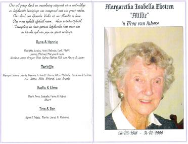 EKSTEEN-Margaretha-Isabella-Nn-Millie-1916-2009-F