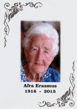 ERASMUS-Afra-Elisabeth-Mathilde-Nn-Afra-née-Borchers-1916-2015-F