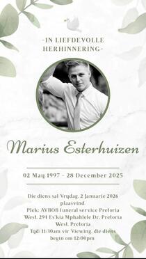ESTERHUIZEN-Marius-1997-2025-M-01