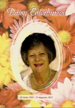 ESTERHUIZEN-Emmarentia-Demora-Nn-Daisy-1943-2015-F