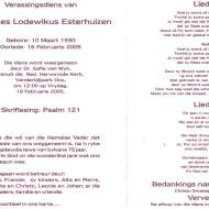 ESTERHUIZEN-Johannes-Lodewikus-Nn-Essie-1930-2005-M_2