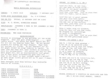 ESTERHUIZEN-Maria-Magdalena-Nn-Meraai-1918-1997-F