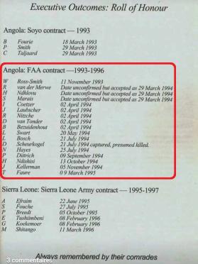FAURE-T-0000-1995-ExecutiveOutcomes.RollOfHonour.Angola.FAAContract1993.1996-M