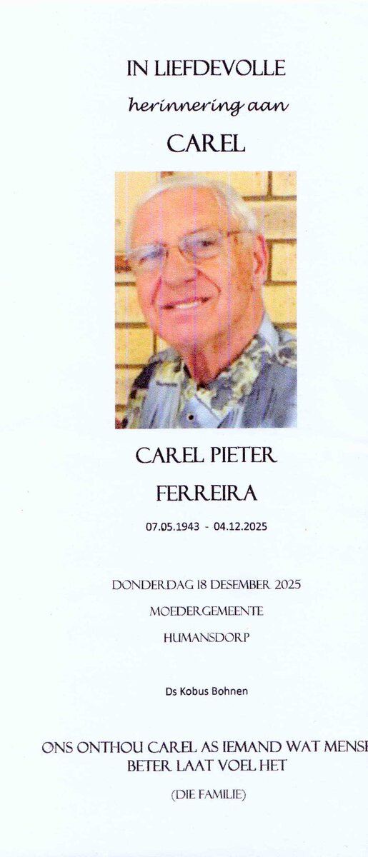 FERREIRA-Carel-Pieter-Nn-Carel-1943-2026-M-01