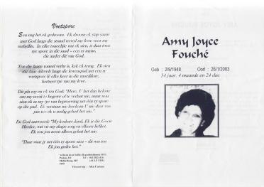 FOUCHÉ-Amy-Joyce-1948-2003-F