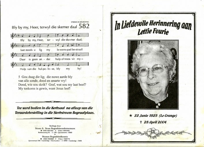 FOURIE-Aletta-Johanna-Elizabeth-Nn-Lettie-nee-LeGrange-1925-2004-F_99