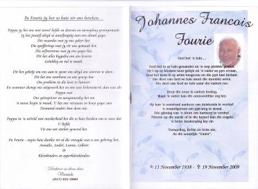 FOURIE-Johannes-Francois-1938-2009-M