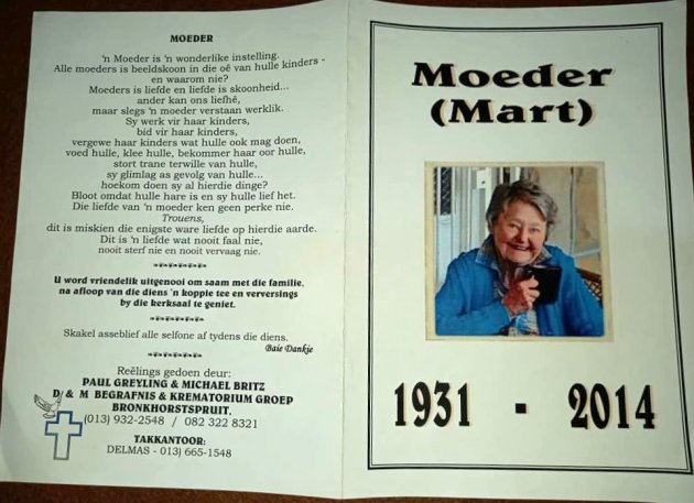 FRONEMAN-Martha-Elizabeth-Nn-Mart.MoederMart-1931-2014-F_1