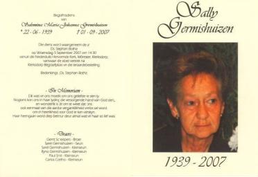 GERMISHUIZEN-Surnames-Vanne