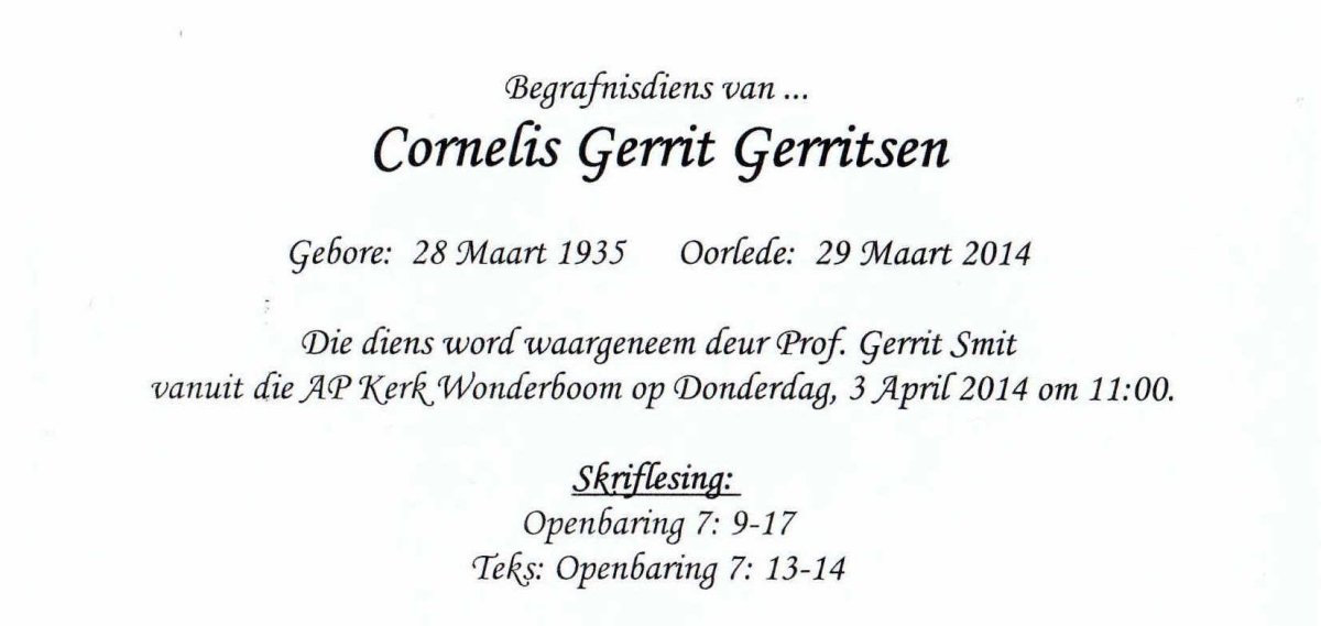 GERRITSEN-Cornelis-Gerrit-Nn-Gerrie-1935-2014-M_2