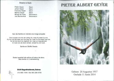 GEYER-Pieter-Albert-1937-2014-M