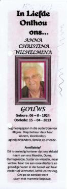 GOUWS-Anna-Christina-Wilhelmina-1924-2013-F