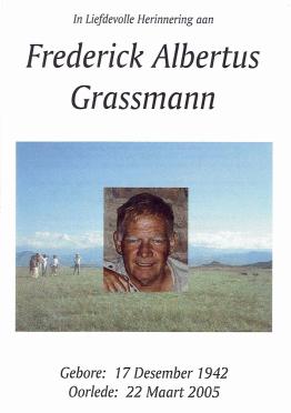 GRASSMANN-Frederick-Albertus-1942-2005-M