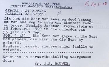 GREYVENSTEIN-Hendrik-Jacobus-1920-1979-M
