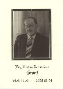 GROVÉ-Engelbertus-Leonardus-1925-2000-M