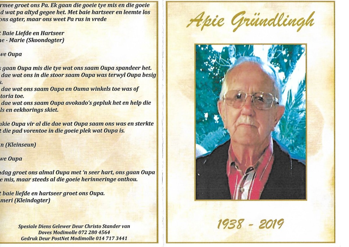 GRÜNDLINGH-Abraham-DeVilliers-Nn-Apie-1938-2019-M_1