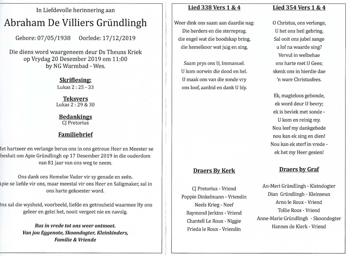 GRÜNDLINGH-Abraham-DeVilliers-Nn-Apie-1938-2019-M_2