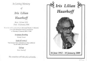 HAARHOFF-Iris-Lilian-1912-2009-F