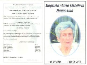 HAMERSMA-Magrieta-Maria-Elizabeth-1921-2008-F