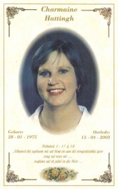 HATTINGH-Charmaine-nee-VanWieringen-1975-2003-F