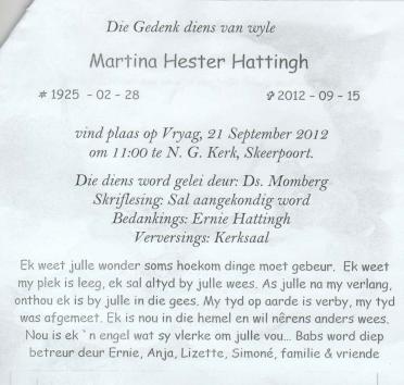 HATTINGH-Martina-Hester-1923-2012-F