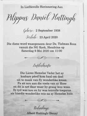 HATTINGH-Pilippus-Daniël-Nn-Philip-1938-2020-M_2