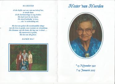 HEERDEN-VAN-Hester-Aletta-1921-2007-F