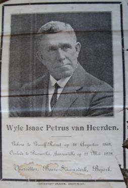 HEERDEN-VAN-Isaac-Petrus-1869-1929-M