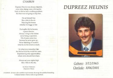 HEUNIS-DuPreez-1965-2001-M