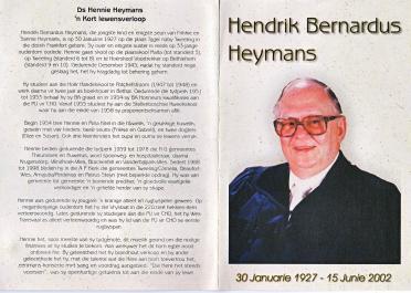 HEYMANS-Hendrik-Bernardus-1927-2002-M