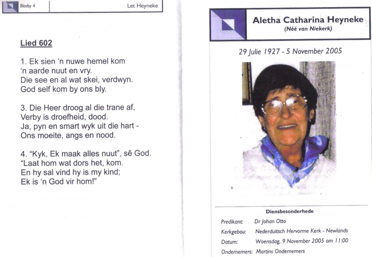 HEYNEKE-Aletha-Catharina-nee-VanNiekerk-1927-2005-F_1