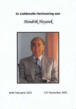 HEYSTEK-Hendrik-1925-2003-M