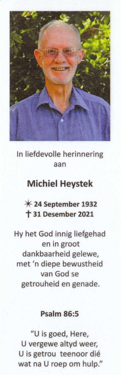 HEYSTEK-Michiel-Christiaan-Nn-Michiel-1932-2021-M-1