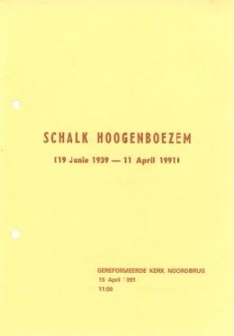 HOOGENBOEZEM-Schalk-Petrus-Bernardus-1939-1991-M