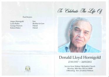 HORNIGOLD-Donald-Lloyd-1937-2012-M