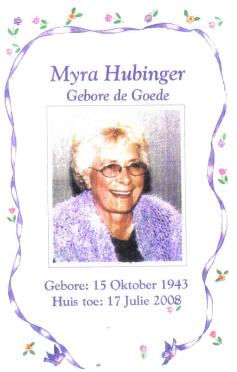 HUBINGER-Myra-nee-DeGoede-X-Nel-1943-2008-F