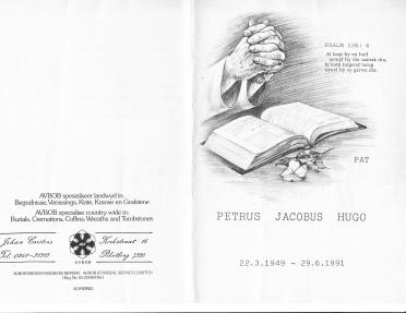 HUGO-Petrus-Jacobus-1949-1991-M