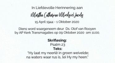 JACOBS-Martha-Catharina-Nn-Martie.Moeksie-1944-2020-F-96