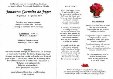 JAGER-DE-Johanna-Cornelia-Nn-Hannie-1926-2017-F_2