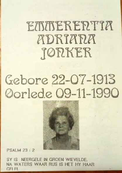 JONKER-Emmerentia-Adriana-née-Botha-1913–1990-F_1